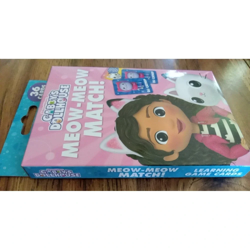 Gabby's Dollhouse Meow-Meow Match Card Game Pack With 36 Cards Inside Box New!